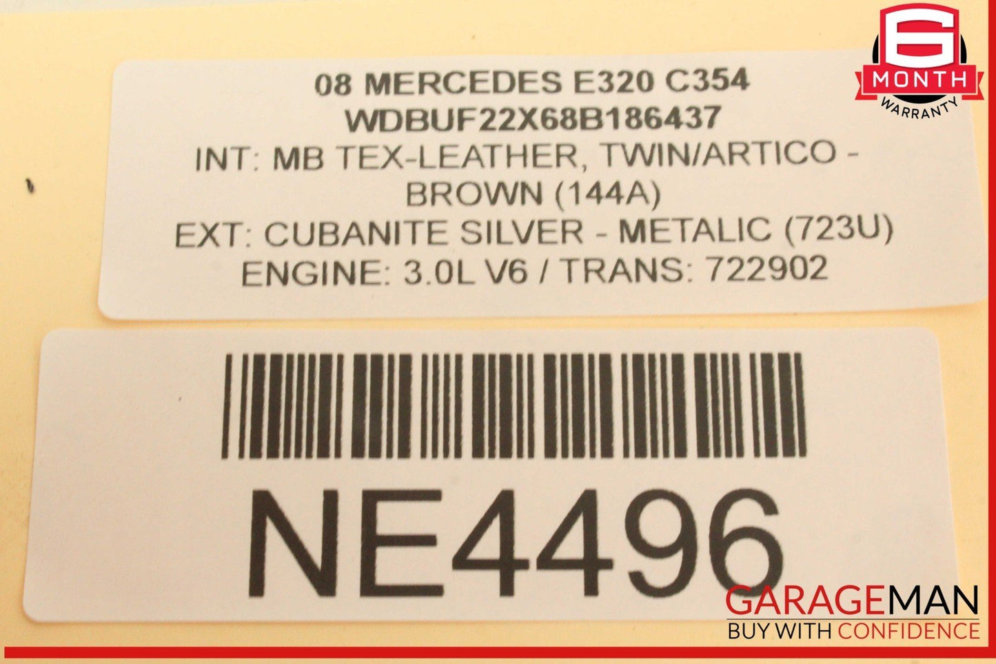 06-10 Mercedes W211 E320 CLS500 Fog Light Lamp Left Side 1698201556 OEM