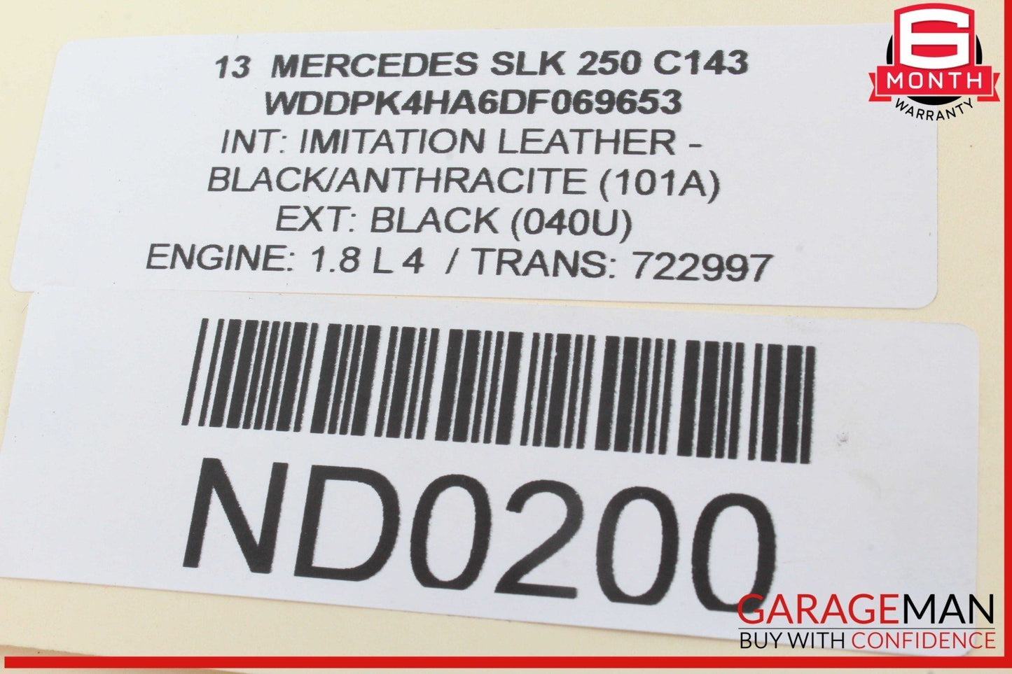 12-20 Mercedes R172 SLK250 SLC43 AMG Front Dashboard A/C Air Vent Grille Trim