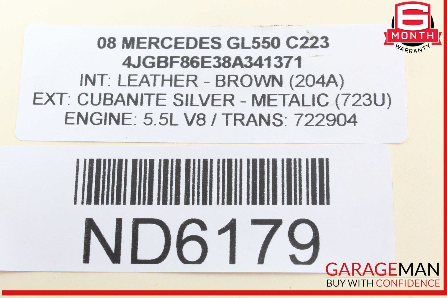 06-12 Mercedes X164 GL550 GL450 ML550 Front Right Side Reinforcement Bracket OEM