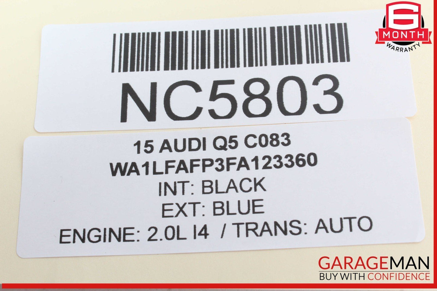 13-17 Audi Q5 Automatic Transmission Gear Shifter Selector Knob w/ Boot OEM
