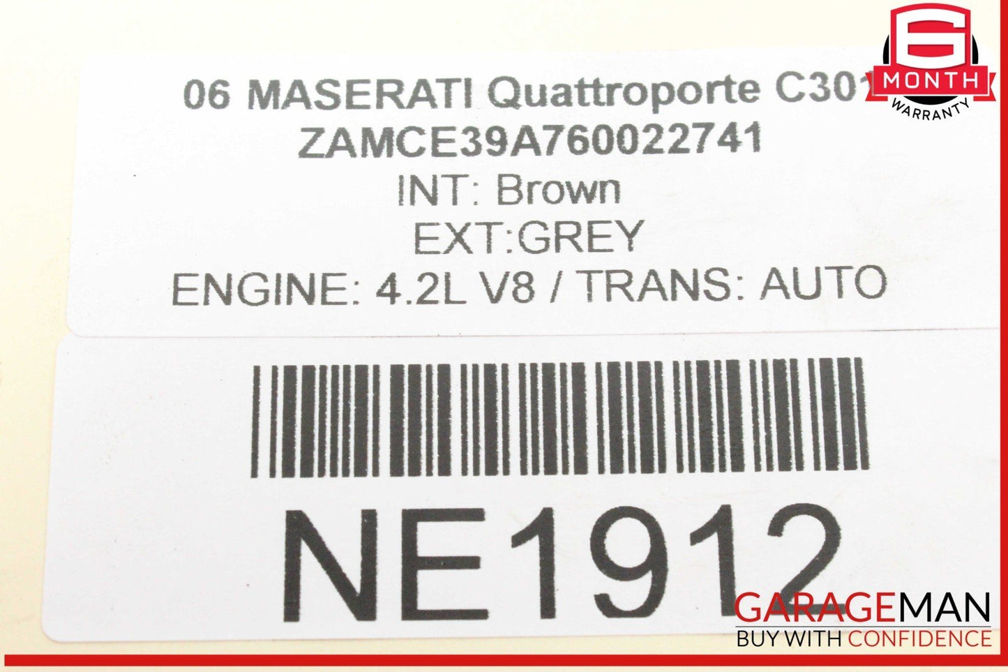 02-19 Maserati Quattroporte M139 GranCabrio Air Injection Smog Pump OEM