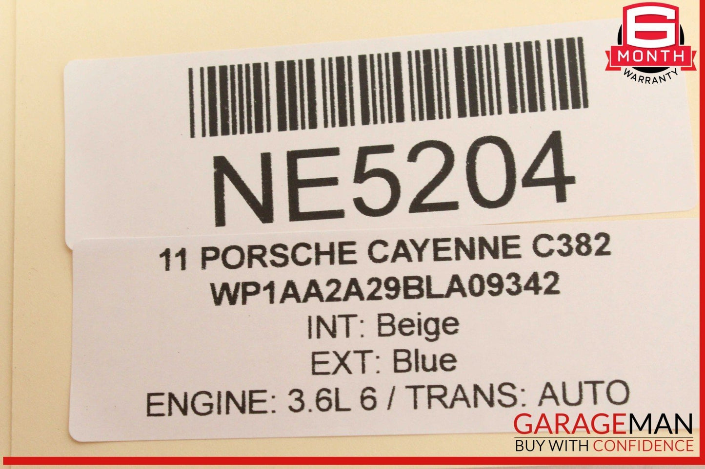 11-14 Porsche Cayenne 958 Rear Trunk Lid Liftgate Control Module Unit OEM