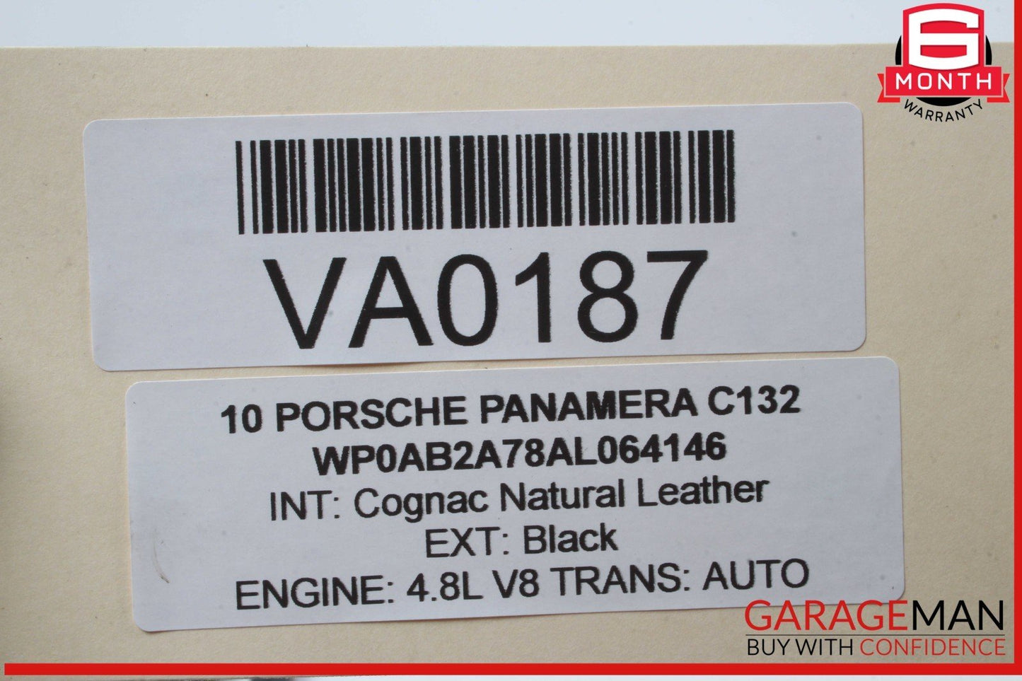 10-16 Porsche Panamera 970 Front Center Console Shifter Trim OEM