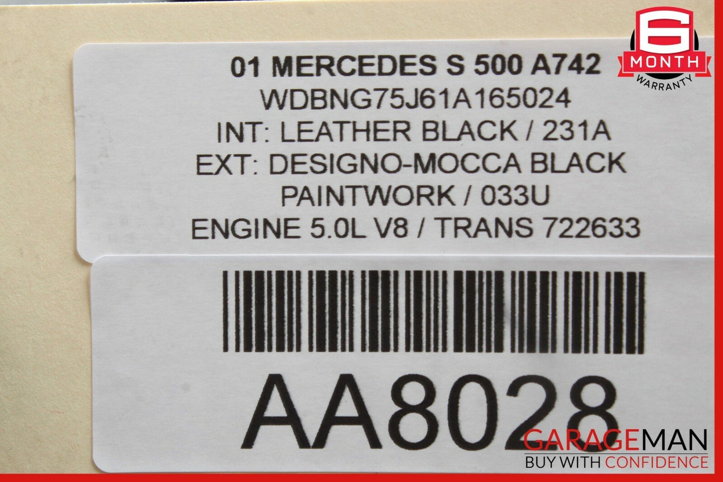Mercedes W220 S500 SL500 S600 CLK55 E63 AMG Engine Starter Motor OEM