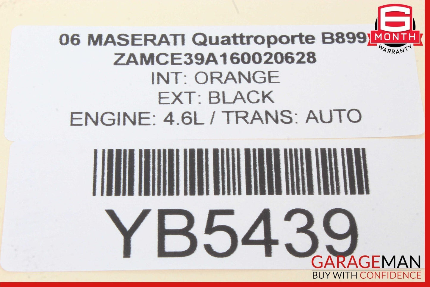 03-13 Maserati Quattroporte M139 Interior Rear View Mirror OEM