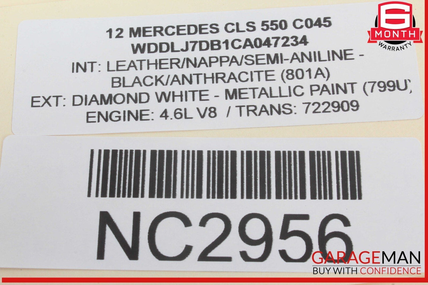 08-18 Mercedes W218 CLS550 E550 Front Left Side Seat Control Module Unit OEM
