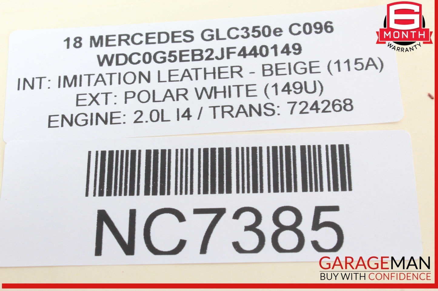 16-22 Mercedes X253 GLC350e Front Right Side Dash AC A/C Air Vent OEM