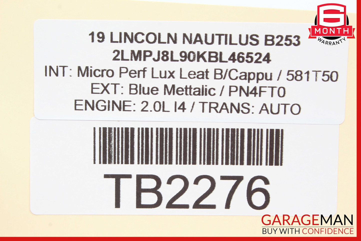 19-21 Lincoln Nautilus FCM Computer Control Module OEM
