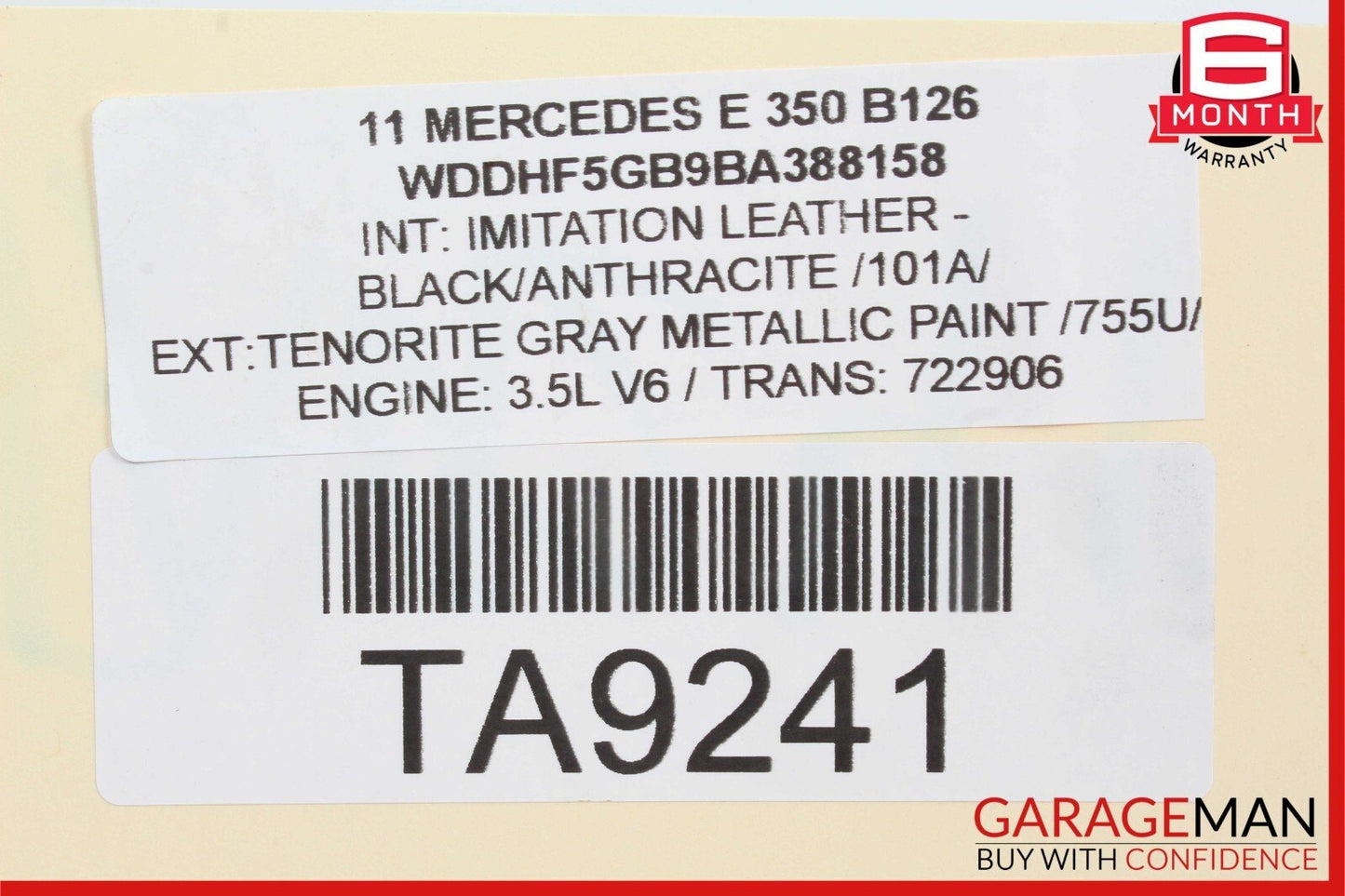 05-15 Mercedes W212 E350 C230 C300 SL550 Engine Motor Air Valve 0021407560 OEM