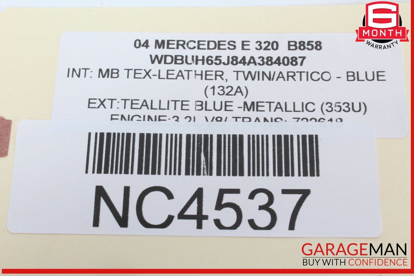 03-09 Mercedes W211 E320 E500 Front Left Driver Side Window Regulator Motor OEM