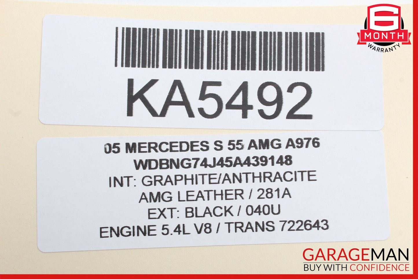 03-11 Mercedes W220 S55 AMG E500 E550 Front Seat Dynamic Switch 2118216551 OEM
