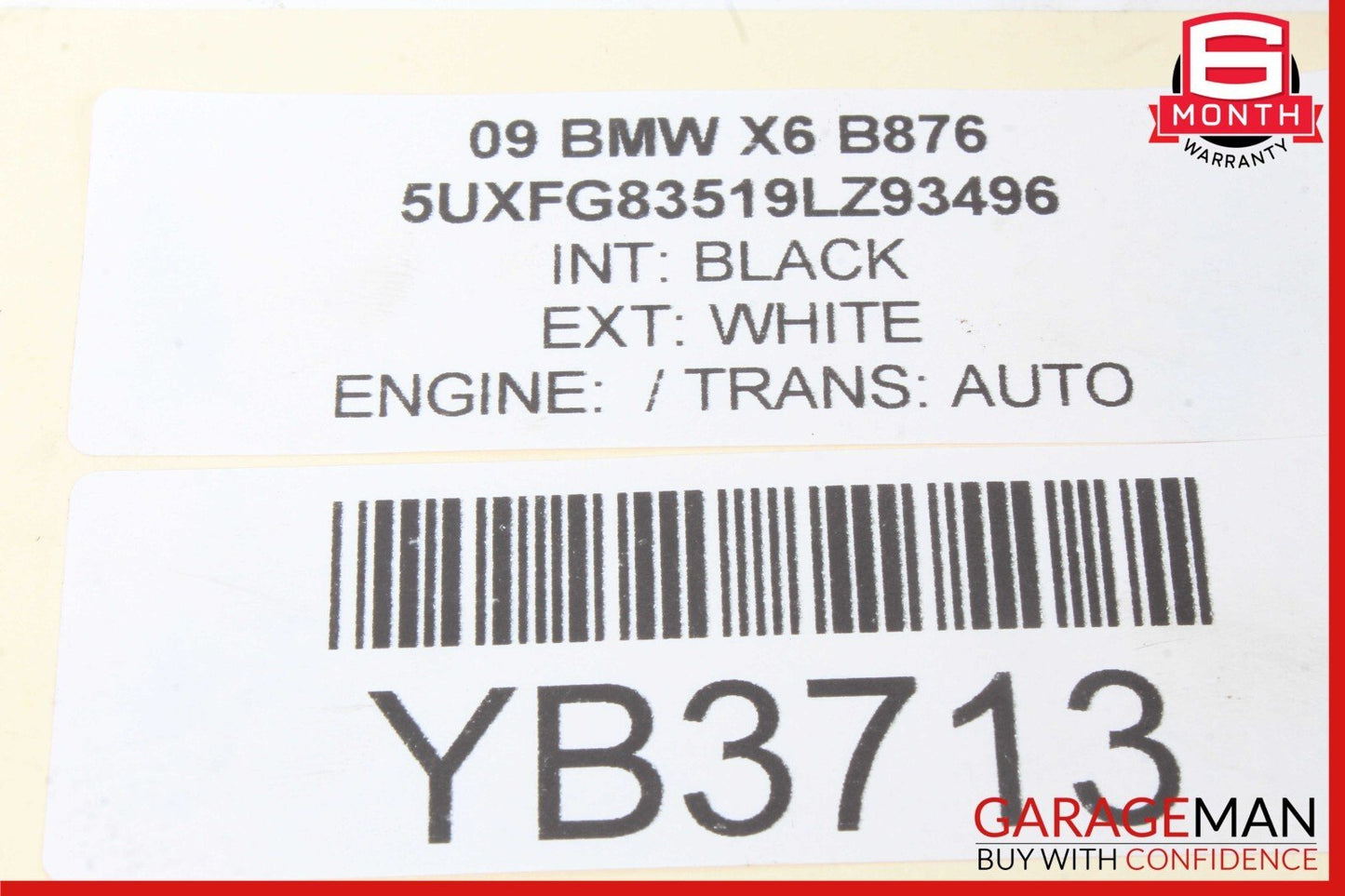 08-14 BMW E71 X6 xDrive50i Rear Left or Right Pneumatic Air Shock Spring OEM