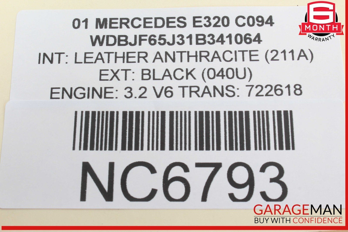 96-03 Mercedes W210 E320 E55 AMG Front Left Side Door Control Module