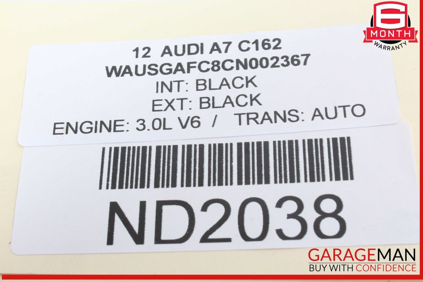 12-17 Audi A7 Power Brake Booster Master Cylinder w/ Reservoir 4G1612103A OEM