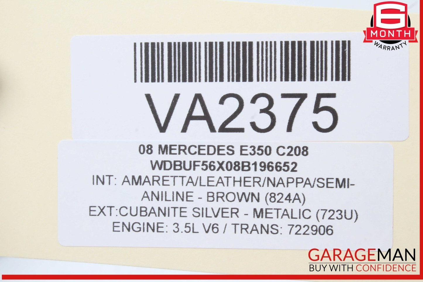 03-09 Mercedes W211 E350 Rear Right Passenger Side Door Lock Latch Actuator OEM
