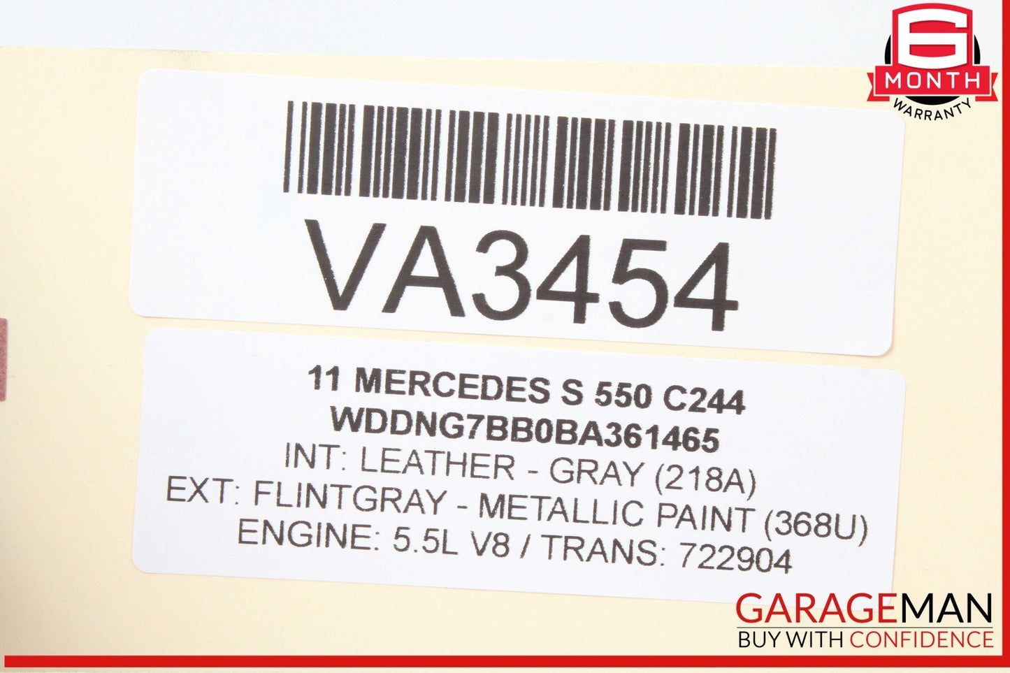 07-14 Mercedes W221 S550 CL550 Right Side Headlight Washer Nozzle Pump OEM