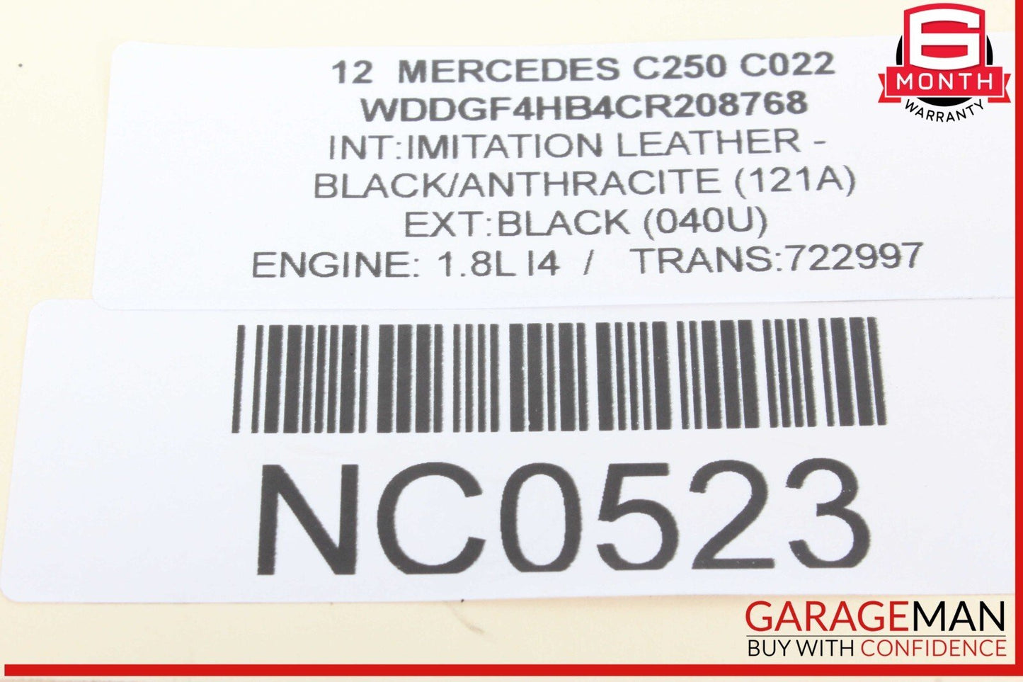 08-18 Mercedes W204 C250 E350 E400 Front Right Side Door Control Module Unit OEM