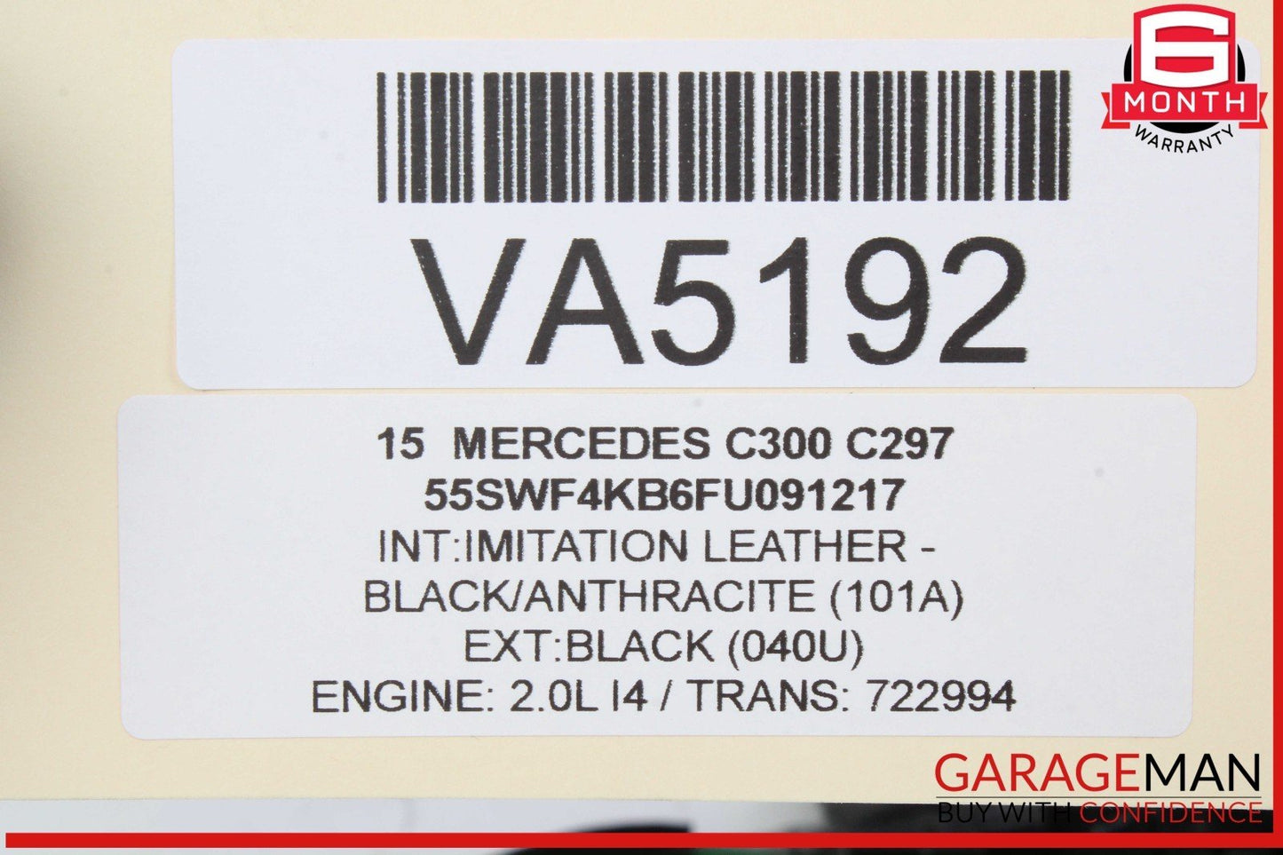 15-20 Mercedes W205 C300 C350e C43 AMG Rear Left Side Door Lock Latch Actuator