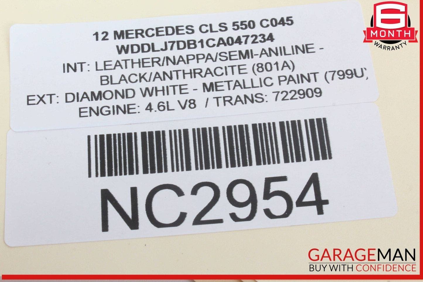 10-15 Mercedes W218 CLS550 C300 Keyless Go Entry Control Module 1729007900 OEM