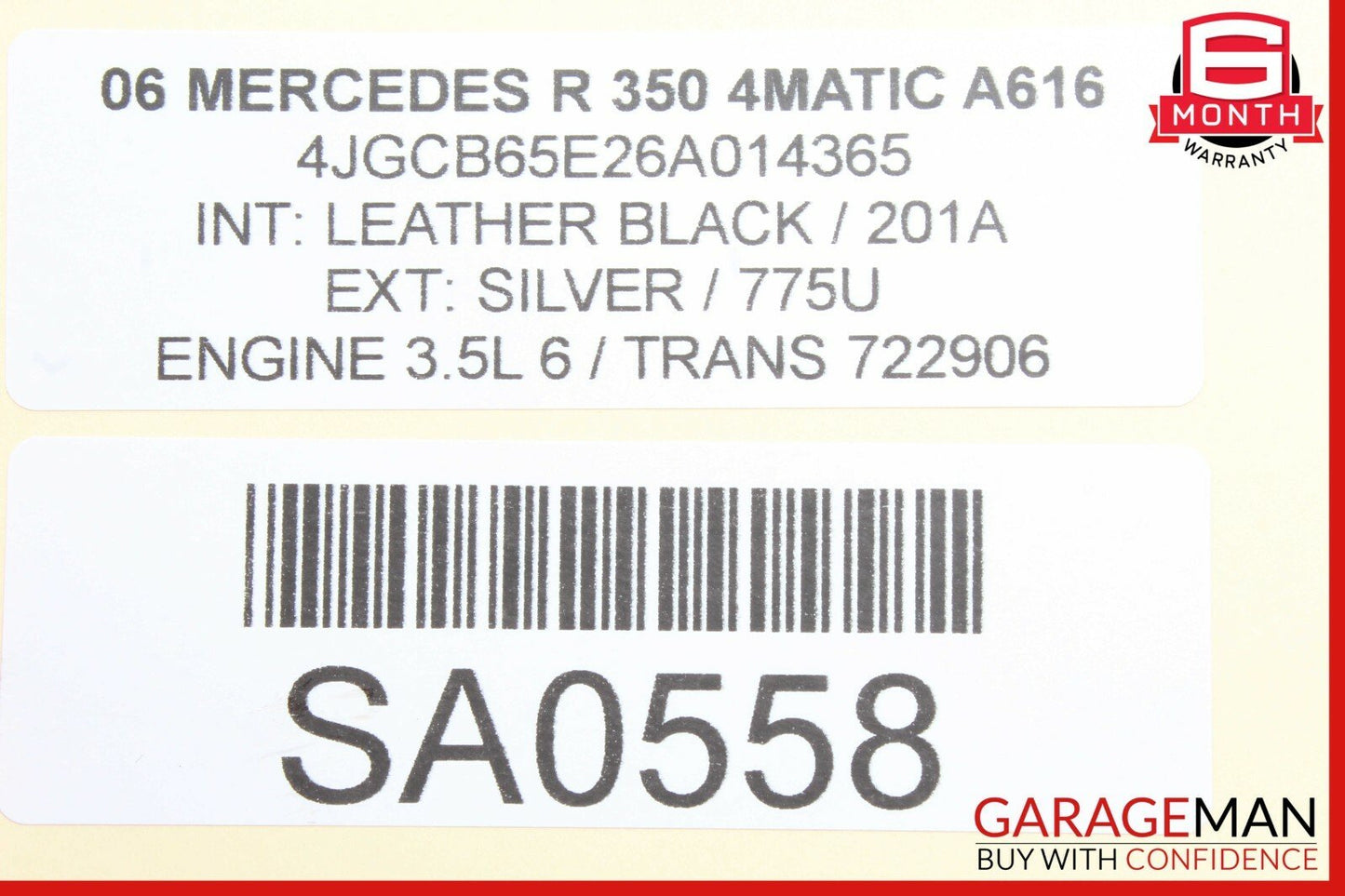 06-12 Mercedes X164 ML450 GL450 Front Left Driver Seat Motor 0390203211 OEM
