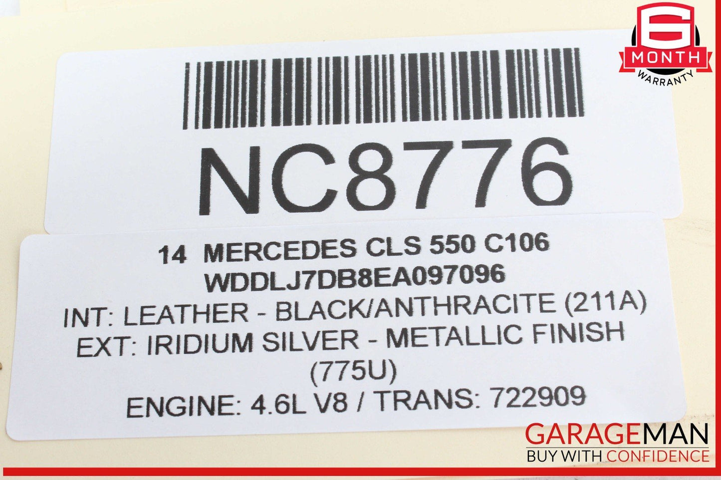 12-18 Mercedes W218 CLS550 Rear Right and Left Suspension Coil Spring Set OEM