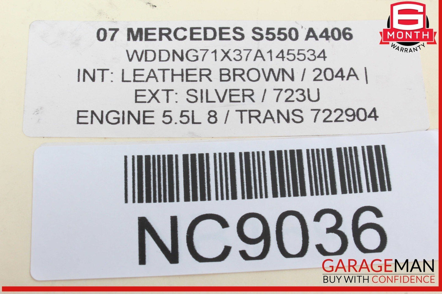 07-10 Mercedes W221 S550 S400 Keyless Go Control Module 2218702392 OEM