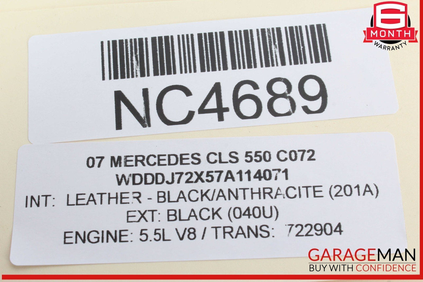 03-08 Mercedes W219 CLS550 Air Suspension Airmatic Module 0375451232 OEM