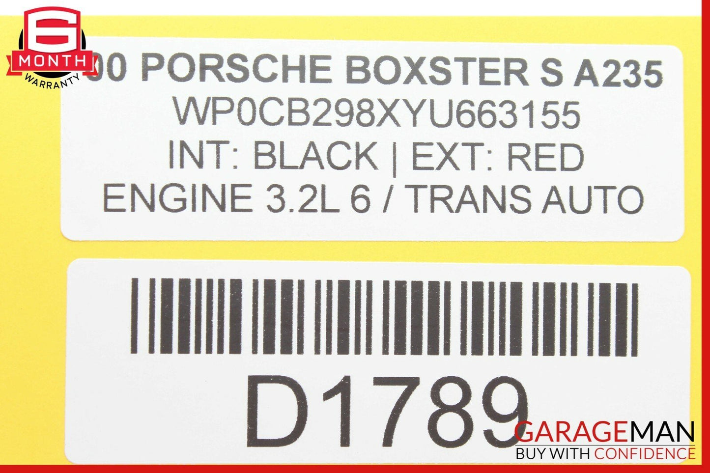 97-04 Porsche Boxster 986 Rear Right or Left Suspension Lower Control Arm OEM