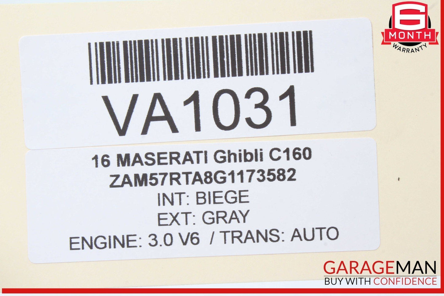 14-17 Maserati Ghibli Rear Right or Left Side Door Sound Audio Speaker OEM