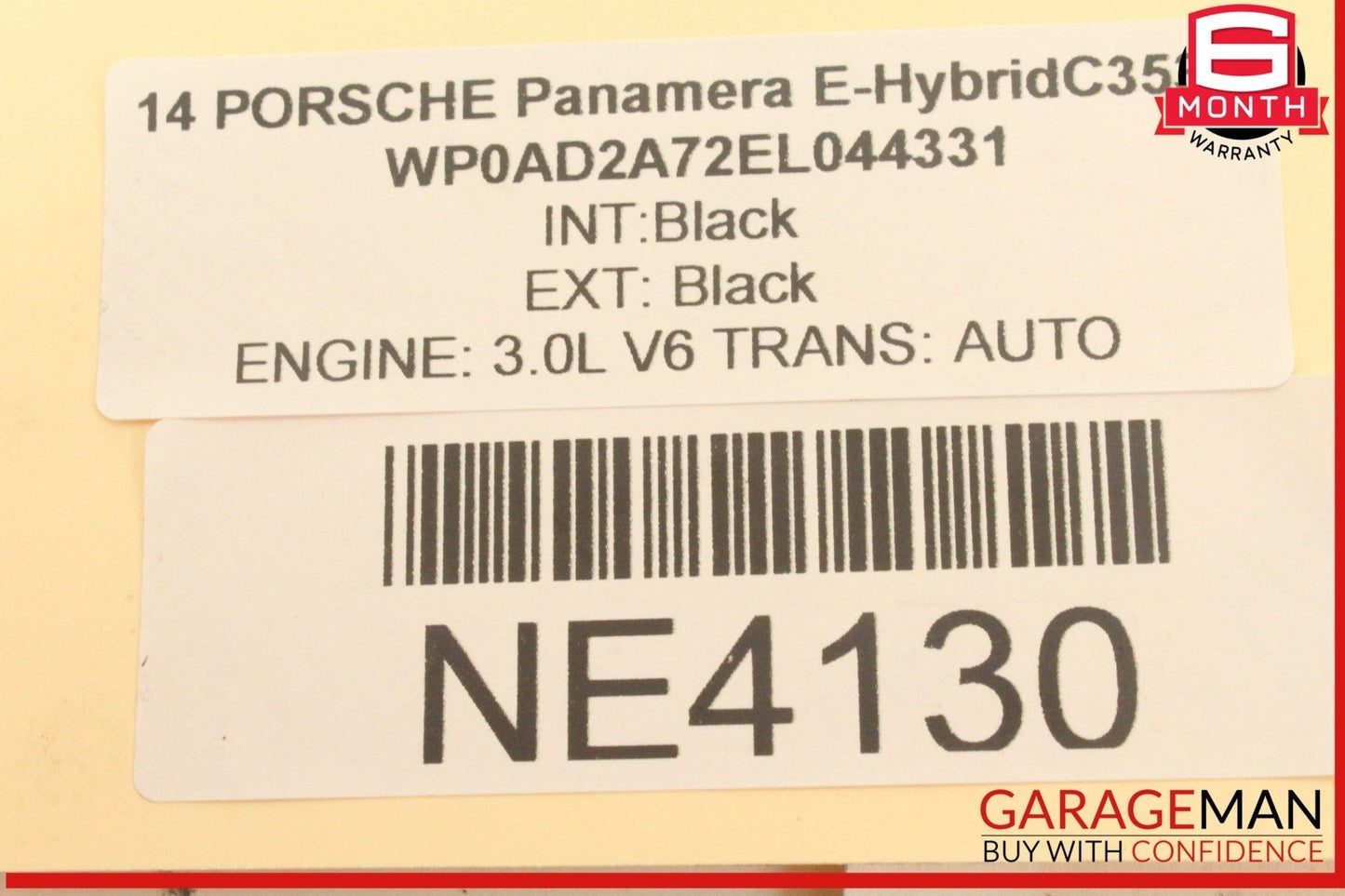 10-18 Porsche Panamera 970 E-Hybrid Secondary Air Smog Pump 95B959253 OEM
