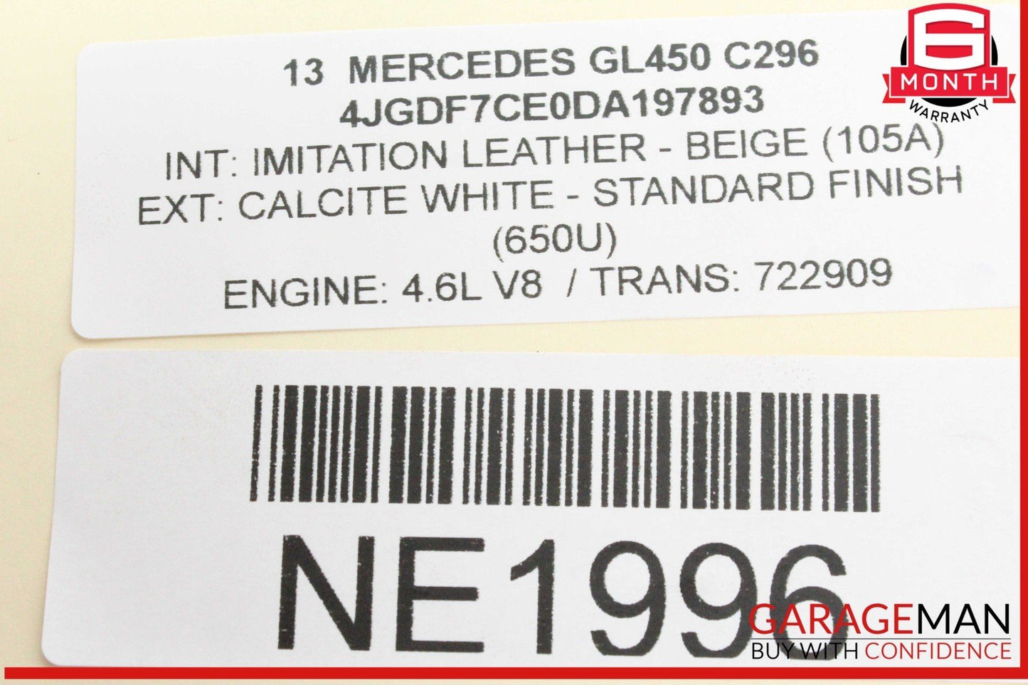 11-17 Mercedes X166 GL450 GL550 CL550 E550 Oil Separator Cover 2780180035 OEM