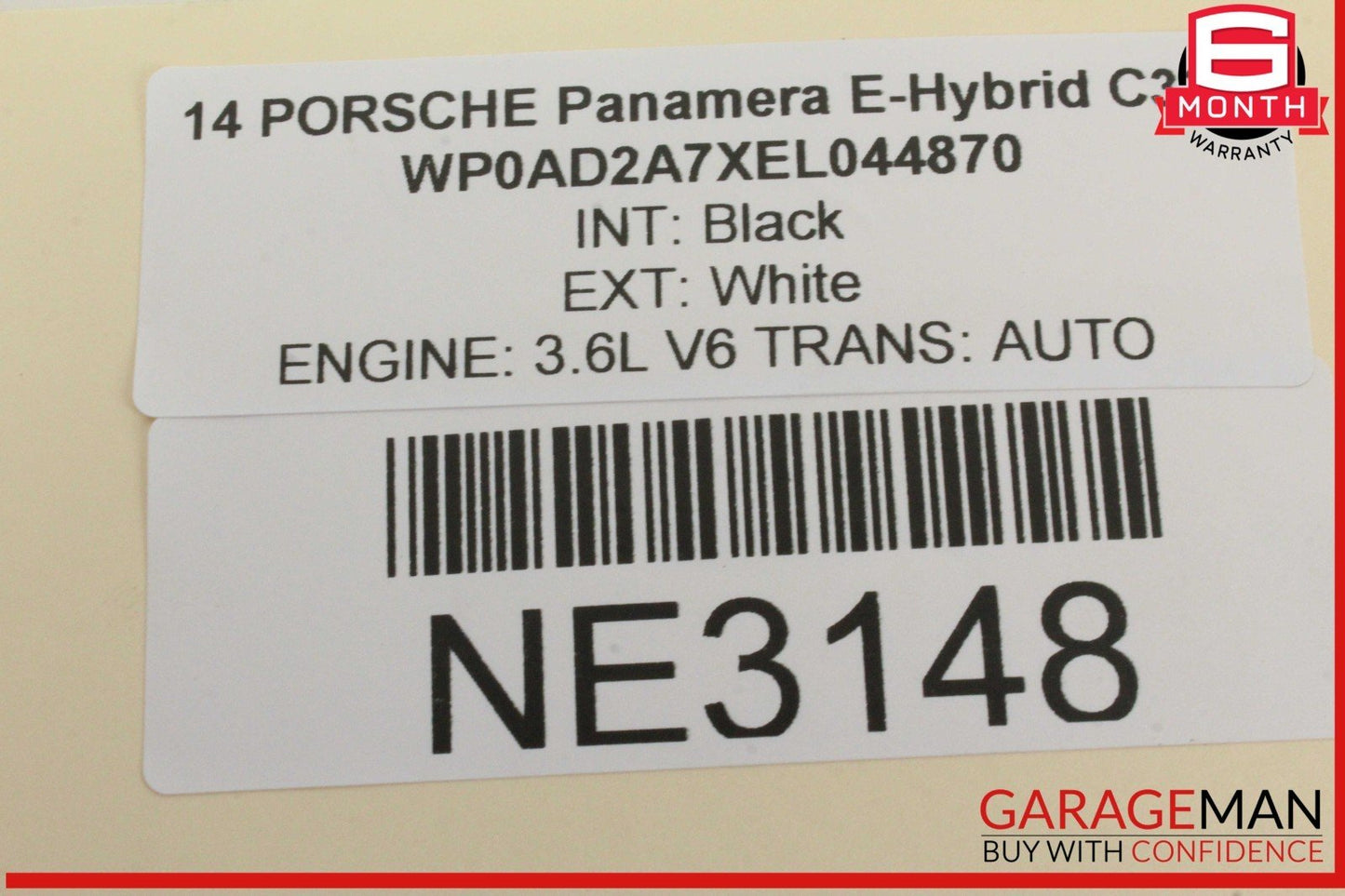 10-16 Porsche Panamera 970 E-Hybrid Dashboard Electronic Parking Switch OEM