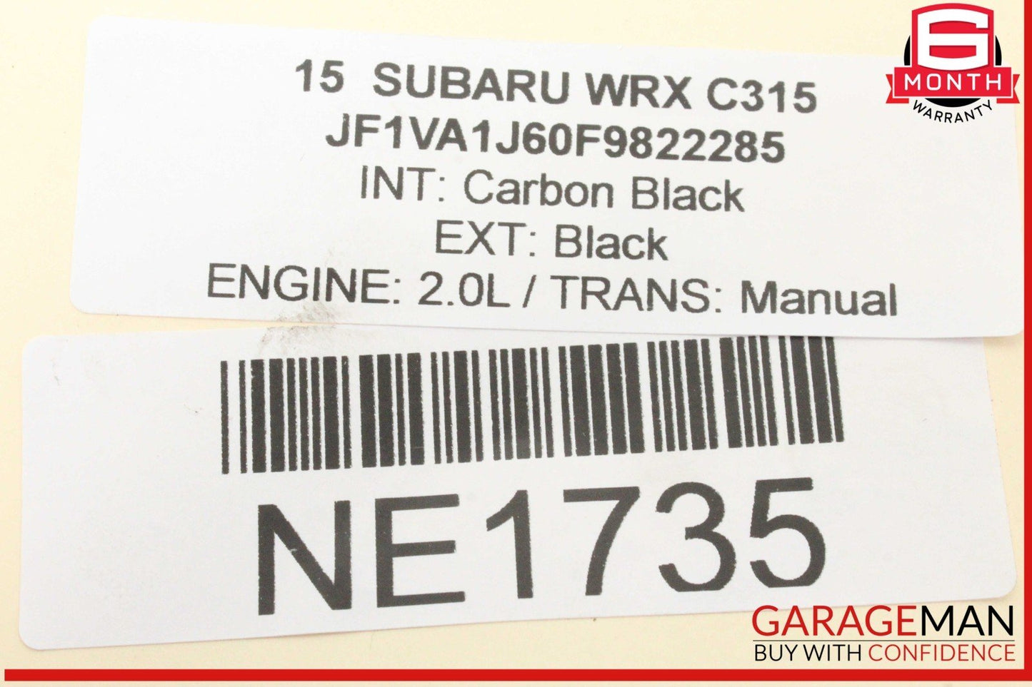 15-21 Subaru WRX Front Right Passenger Side Door Lock Latch Actuator OEM