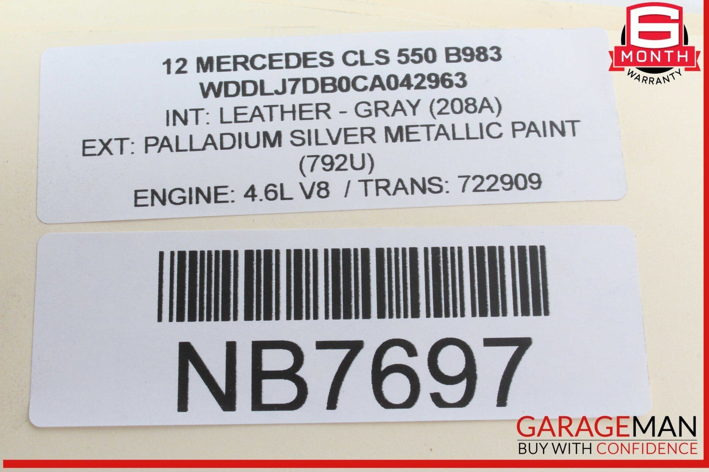 02-18 Mercedes W218 CLS550 CL600 CLS55 AMG AUX Auxiliary Circulation Water Pump