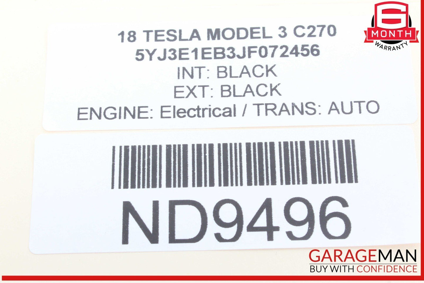 17-23 Tesla Model 3 Steering Wheel Ring Left Side Ball Control Switch OEM