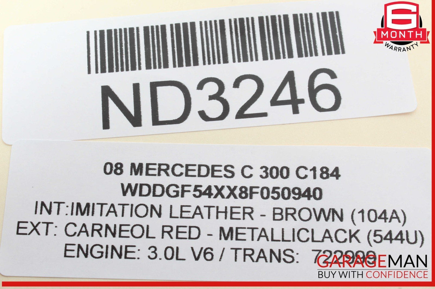 08-18 Mercedes W204 C300 CLS550 GLK350 Rear Left Side Door Control Module OEM