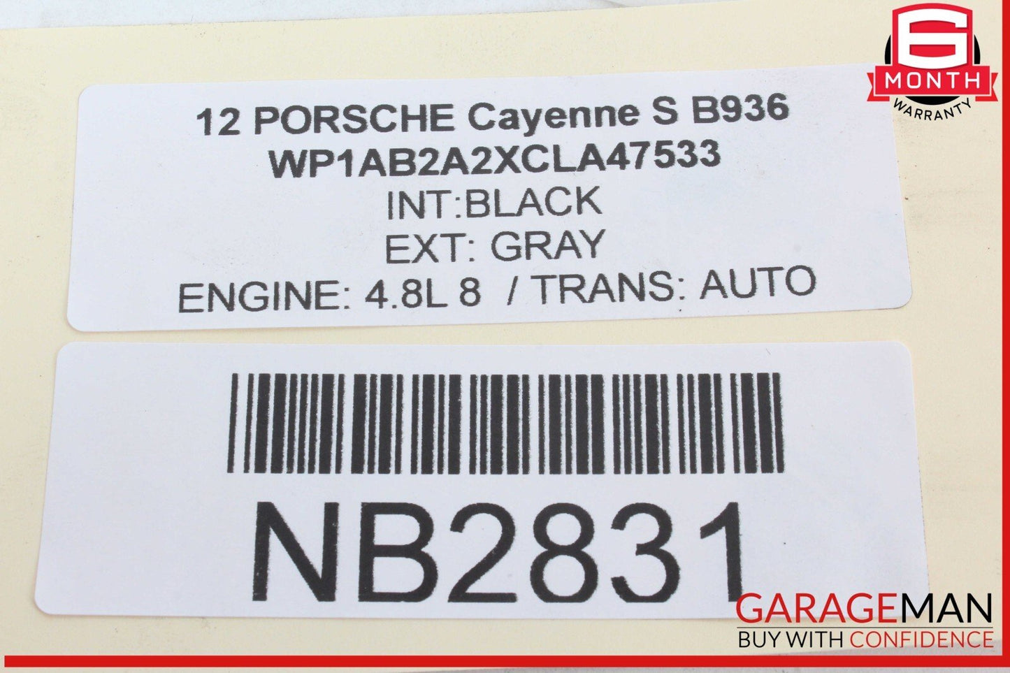 11-14 Porsche Cayenne S 958 Front Left Driver Side Shock Strut Absorber OEM
