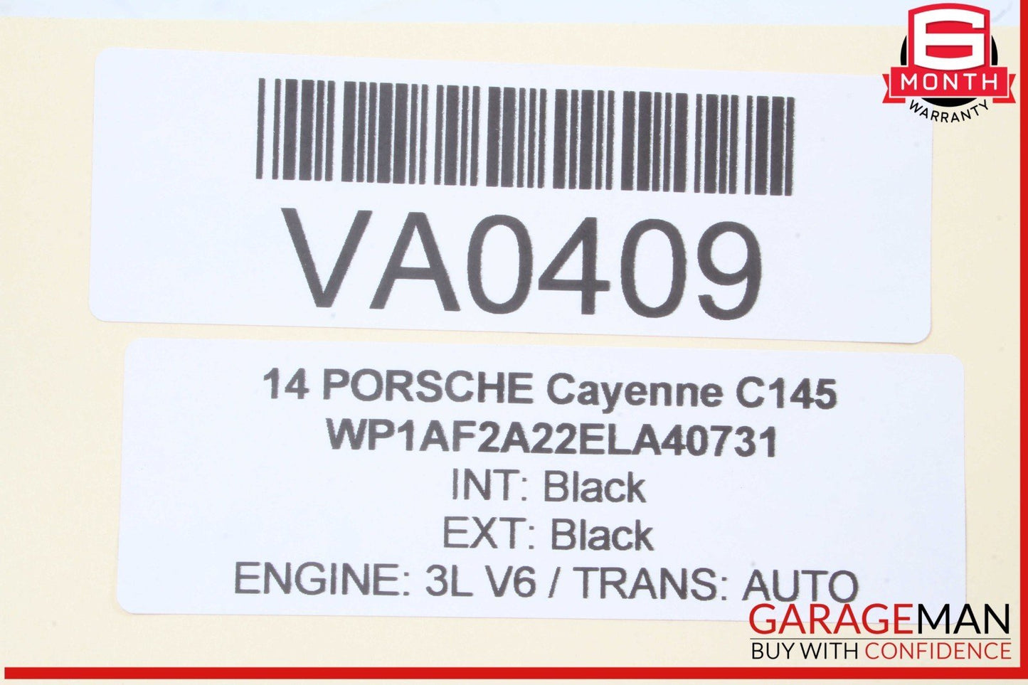 10-18 Porsche Cayenne 958 Rear Left Driver Side Door Lock Latch Actuator OEM