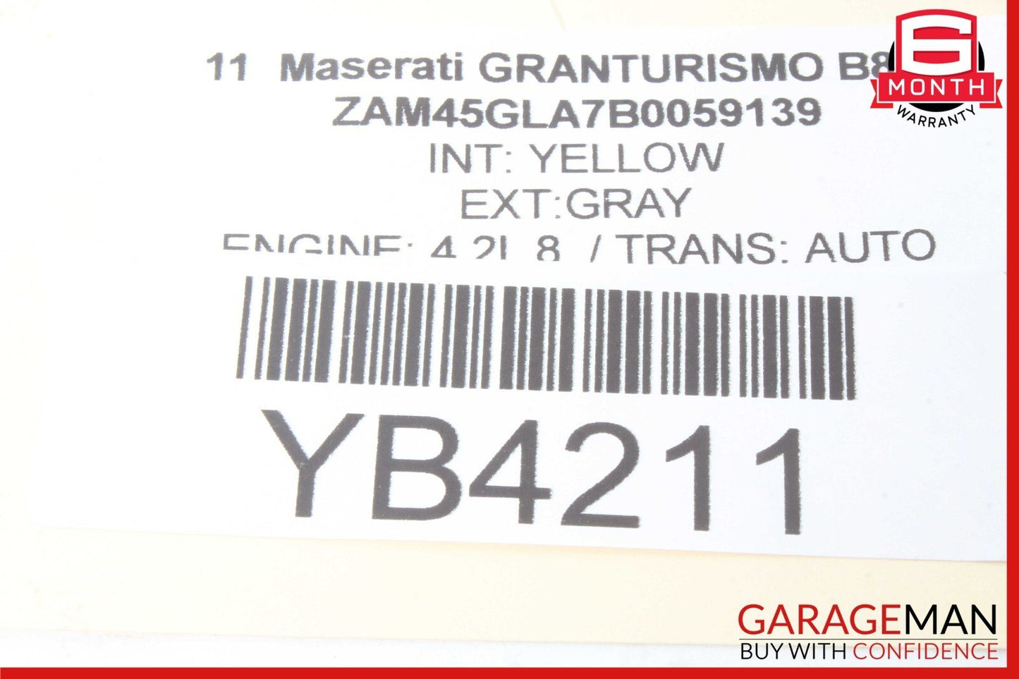 08-19 Maserati GranTurismo M145 Right Side Door Lock Latch Actuator OEM