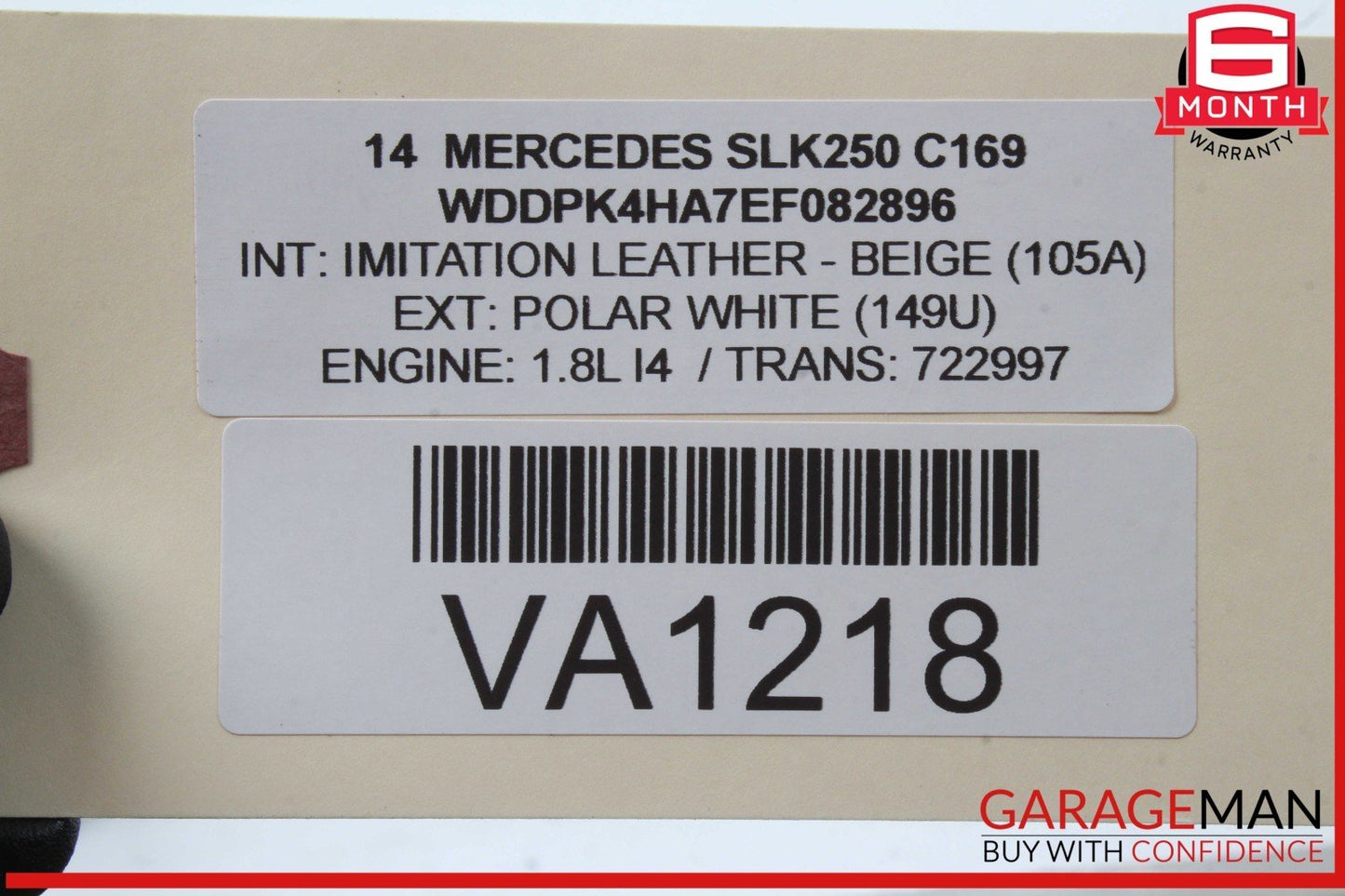 12-20 Mercedes R172 SLK250 SLC300 Convertible Top Hydraulic Pump Motor OEM