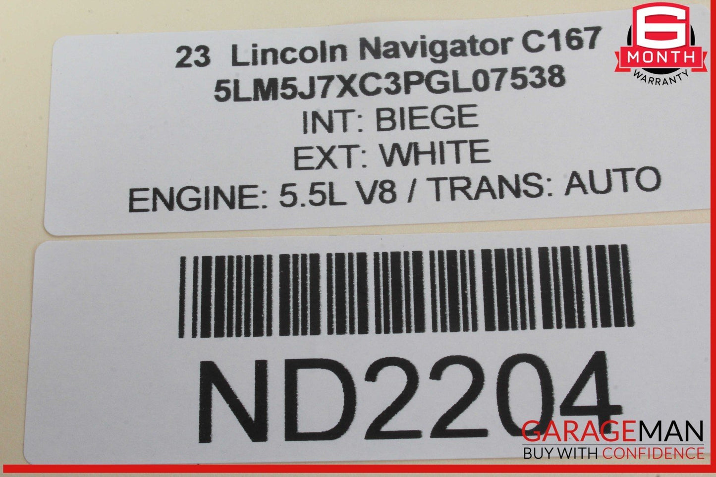 20-24 Lincoln Aviator Engine Radiator Cooling Fan Motor 5001584-08 OEM