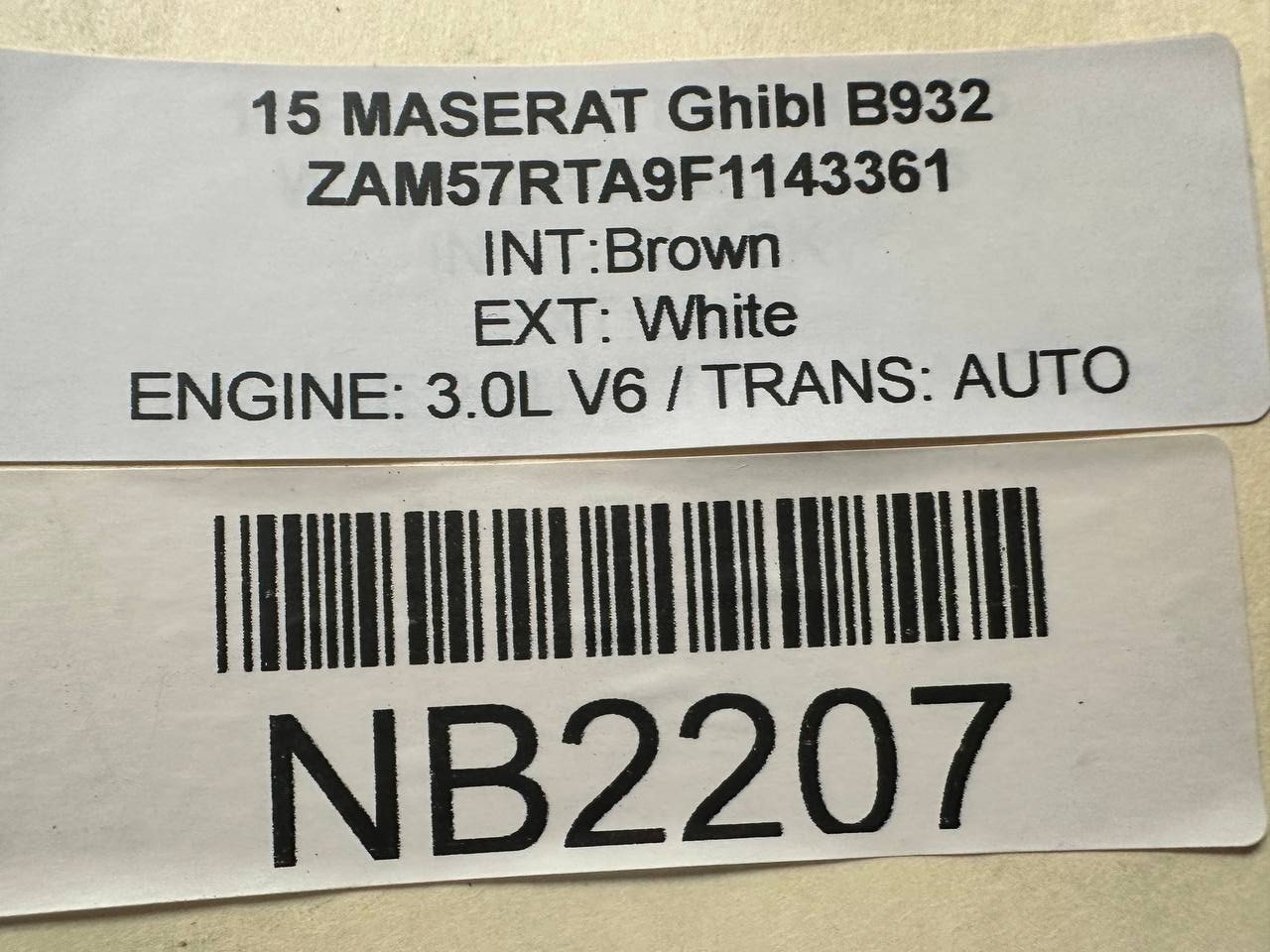 14-17 Maserati Ghibli M157 Front Bumper Mesh Grille Grill Right Side OEM
