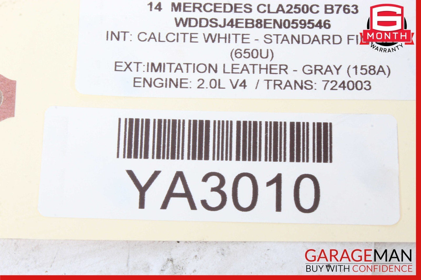 14-18 Mercedes W117 CLA250 CLA200 Rear Left Side Door Lock Latch Actuator OEM