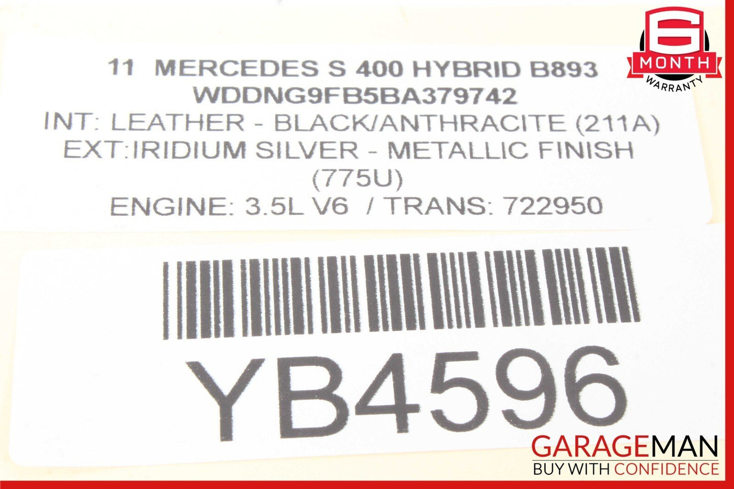 07-13 Mercedes W221 S400 S63 AMG Front Right Door Control Module 2219007501 OEM