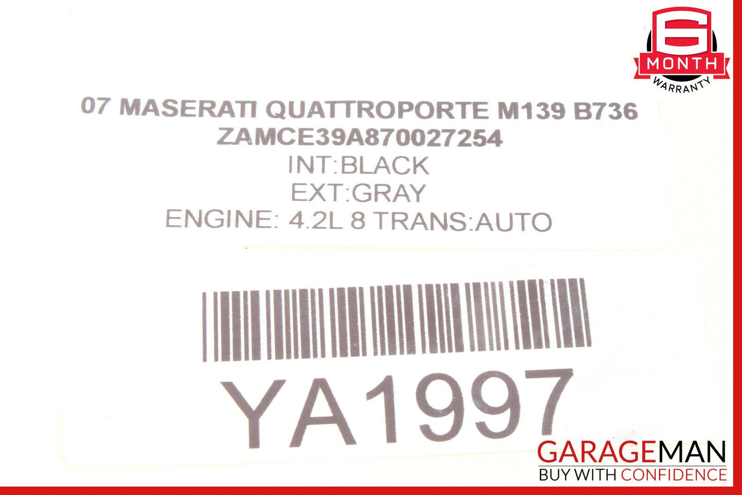 03-13 Maserati Quattroporte M139 Front Right or Left Console AC A/C Air Vent OEM