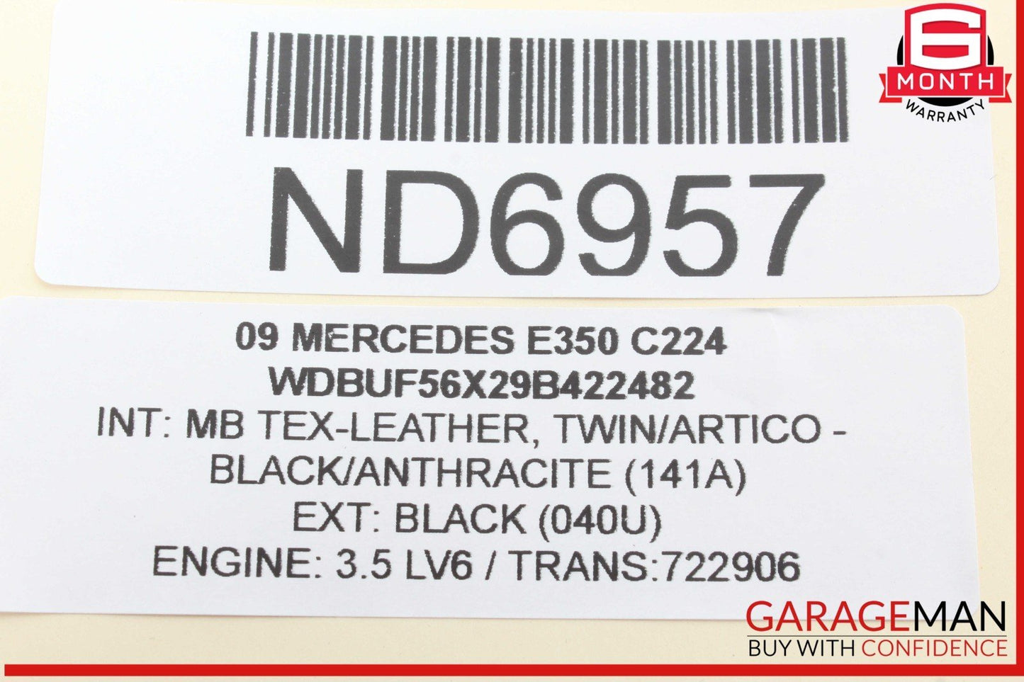 07-09 Mercedes W211 E350 E550 Rear Left Side Door Control Module 2118703385 OEM