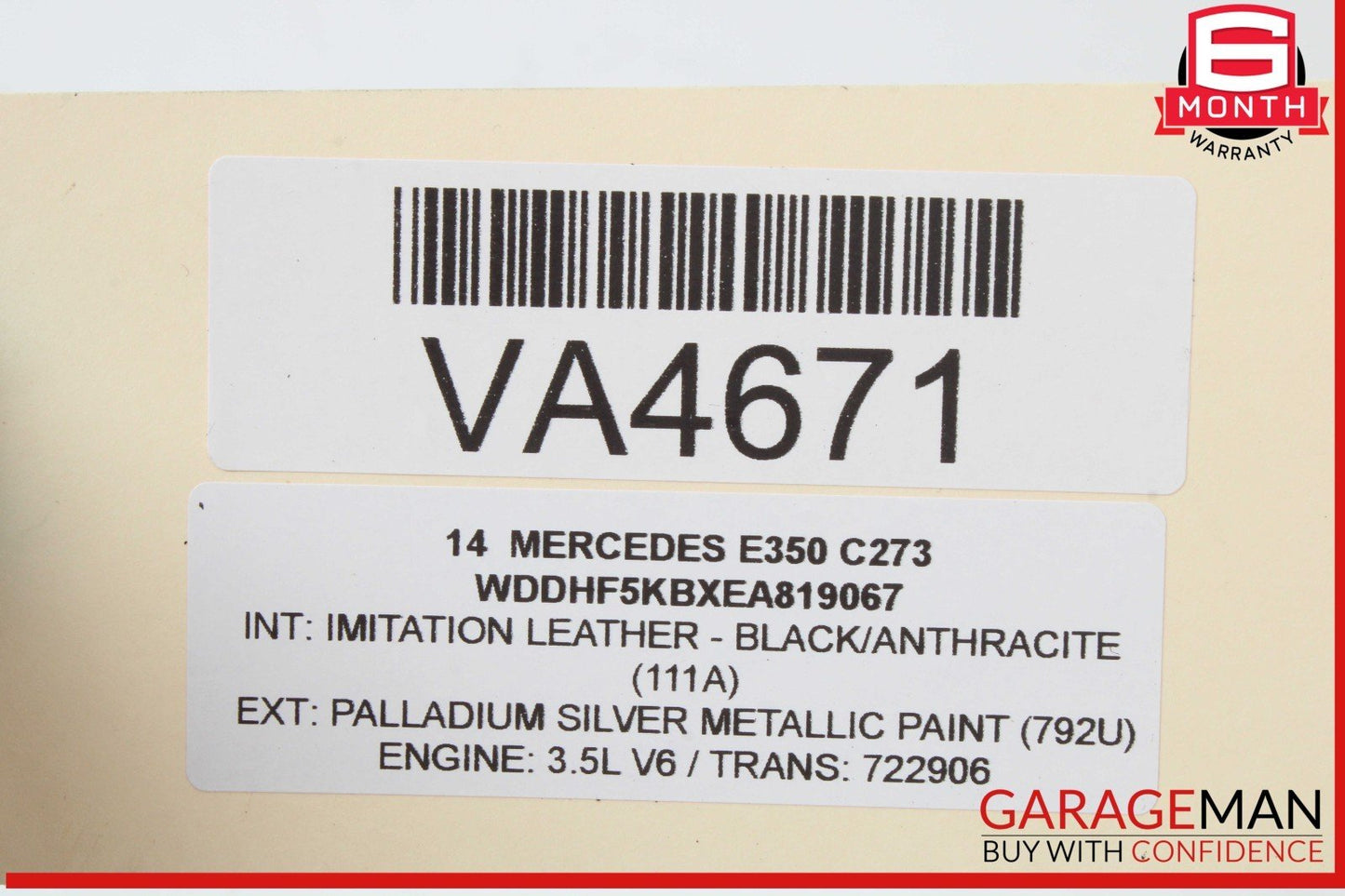 08-20 Mercedes W212 E350 CLS550 Headlight Fog Light Switch Control Module OEM