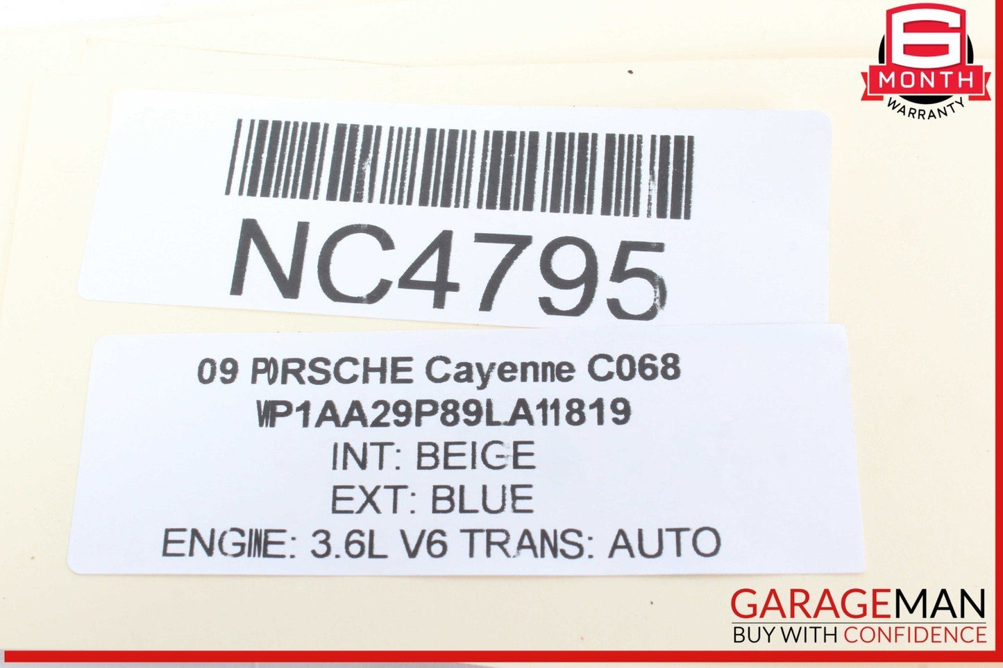 08-10 Porsche Cayenne 957 Gas Throttle Accelerator Pedal 7L0723507D OEM