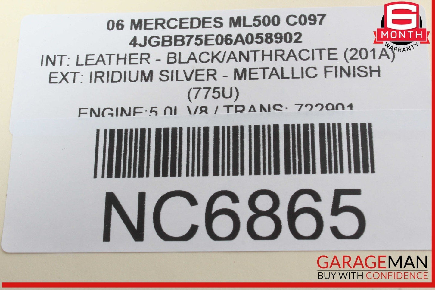 06-12 Mercedes W164 ML500 GL450 Front Left Side Dash AC Air Vent Grill OEM