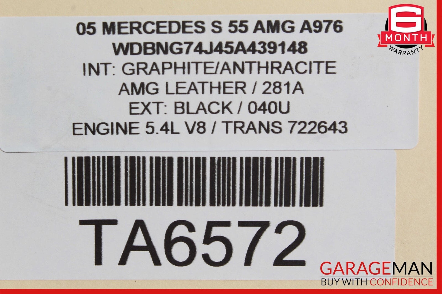 Mercedes W220 S55 S550 E350 CL550 Engine Motor Starter 0061510601 OEM